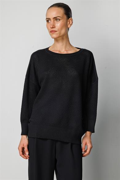 Petek Örgü Oversize Triko
