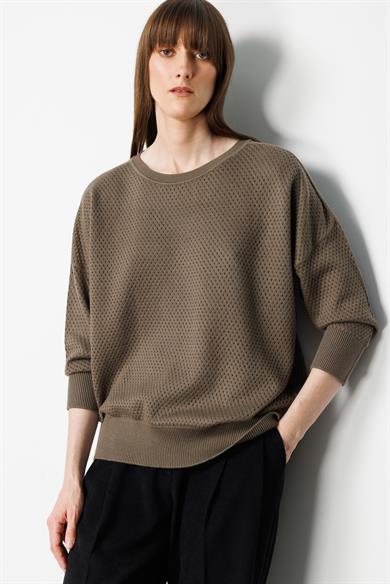 Petek Örgü Oversize Triko