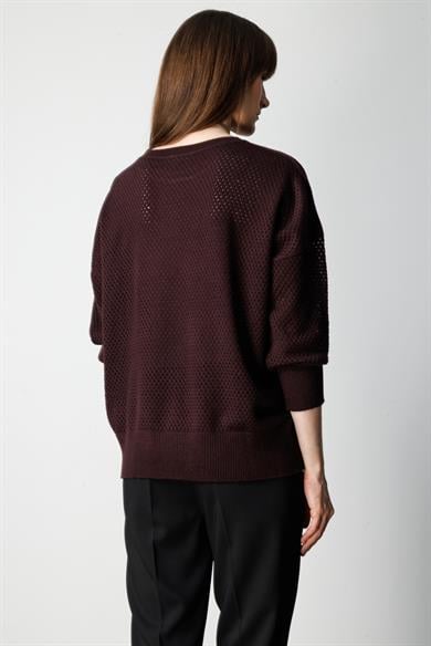 Petek Örgü Oversize Triko