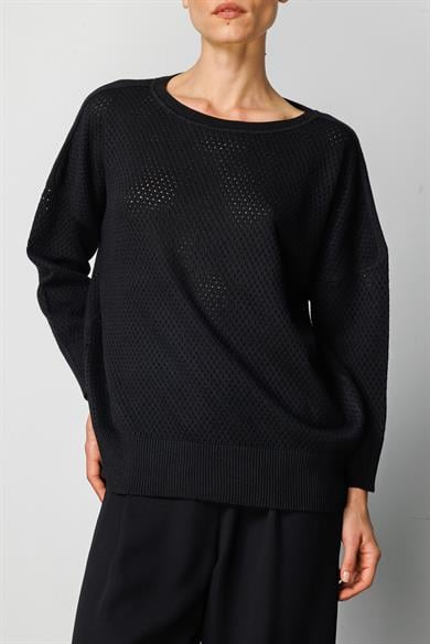 Petek Örgü Oversize Triko