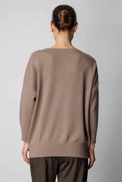 Petek Örgü Oversize Triko