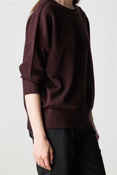 Petek Örgü Oversize Triko