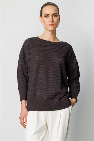 Petek Örgü Oversize Triko