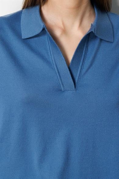 Polo Yaka Uzun Kol Triko