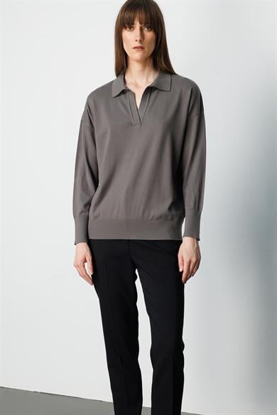 Polo Yaka Uzun Kol Triko