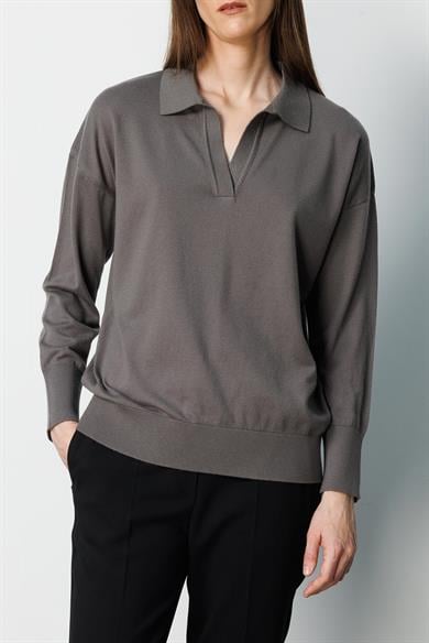 Polo Yaka Uzun Kol Triko