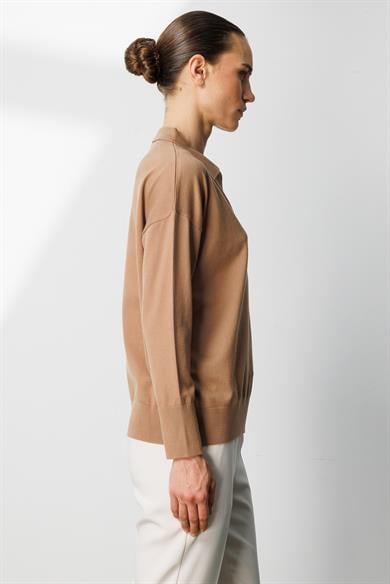 Polo Yaka Uzun Kol Triko