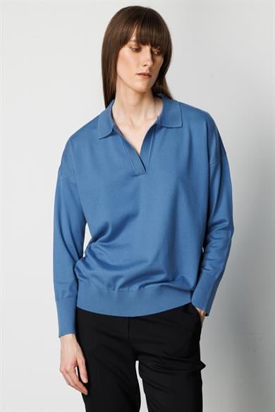 Polo Yaka Uzun Kol Triko