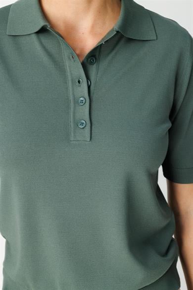 Polo Yaka Yarım Kol Triko