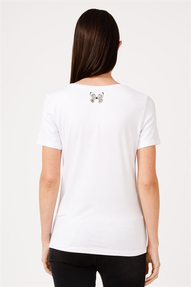 Sıfır Yaka Yarım Kol Tshirt