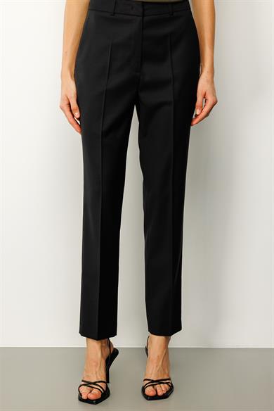 Slim Fit Cepli Yün Pantolon