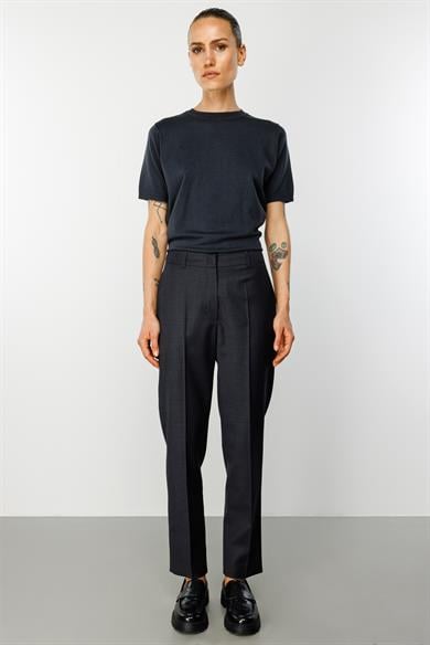 Slim Fit Cepli Yün Pantolon