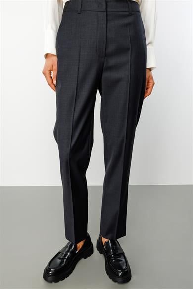 Slim Fit Cepli Yün Pantolon