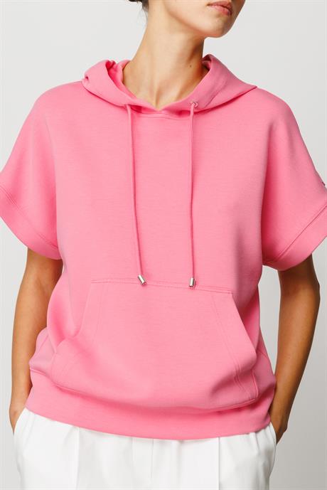 Yarım Kol Kapüşonlu Sweat