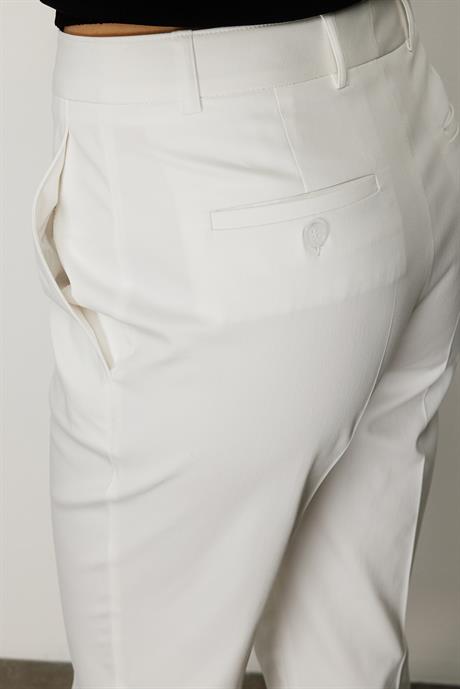 Yüksek Bel Slim Paça Pantolon