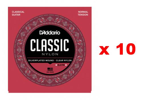 (10 LU SET) KLASİK GİTAR TEL SETİ (4/4),