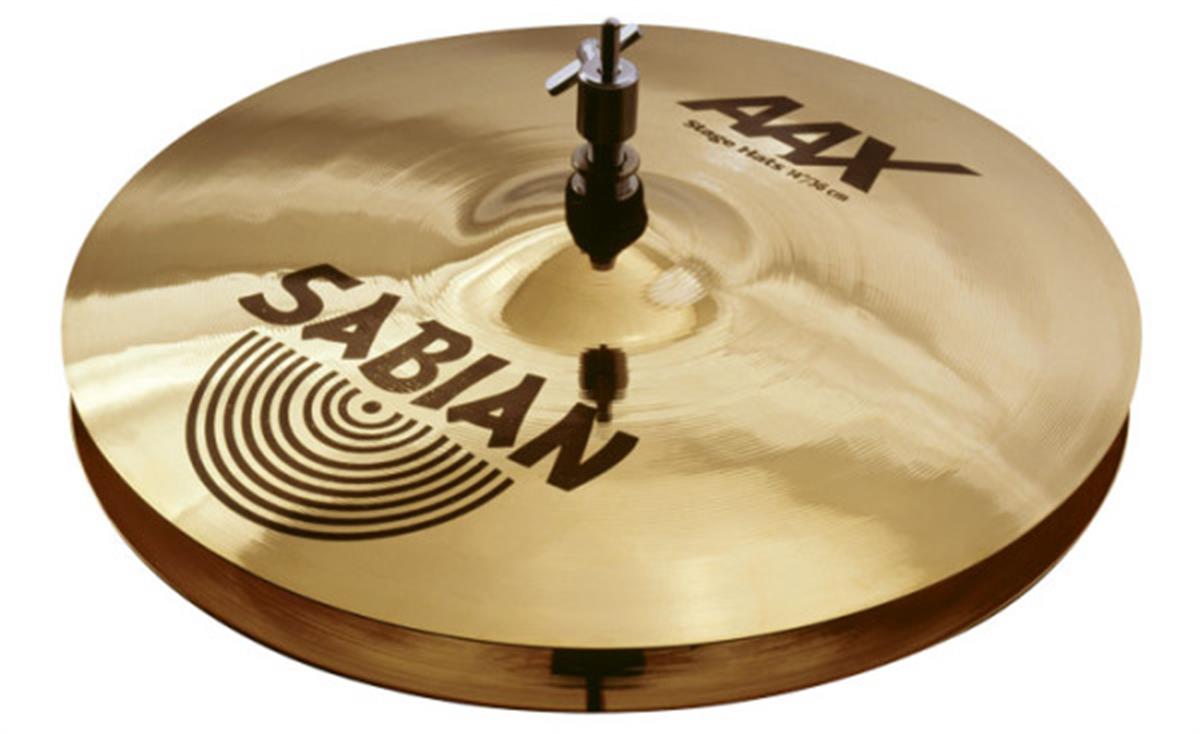 SABIAN 14 INCH STAGE HATS AAX BR
