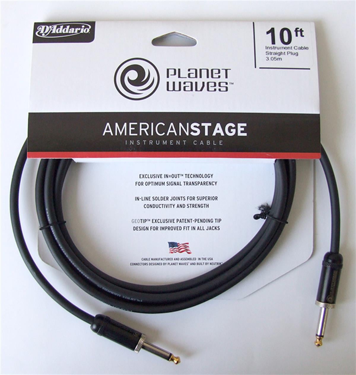 PLANETWAVES AMERICAN STAGE INST CABLE 3 METRE