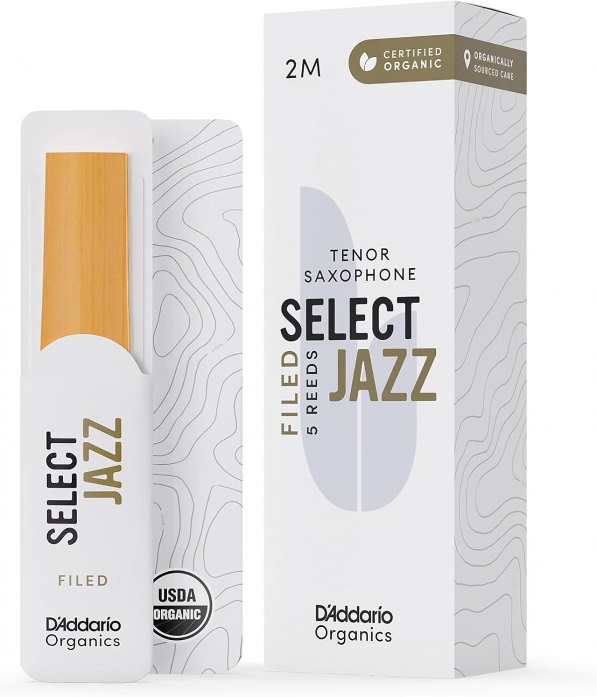 D'Addario Woodwinds Organic Select Jazz Tenor Saksafon Kamışı No:2 Medium