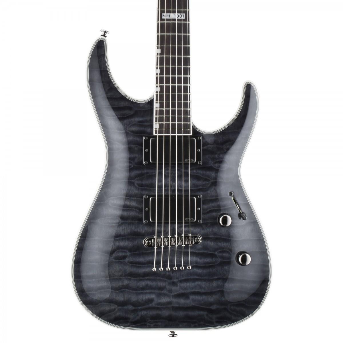 ESP LTD MH-1001 NT See Thru Black Elektro Gitar