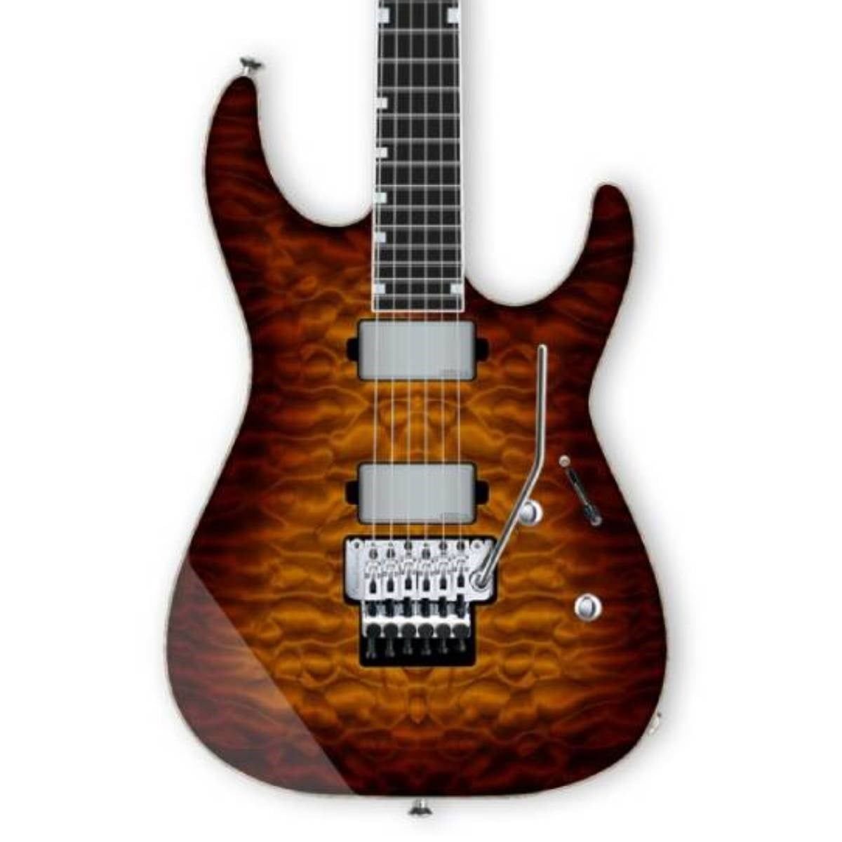 ESP USA Custom Shop M-II NTB FR Tiger Eye Sunburst Elektro Gitar