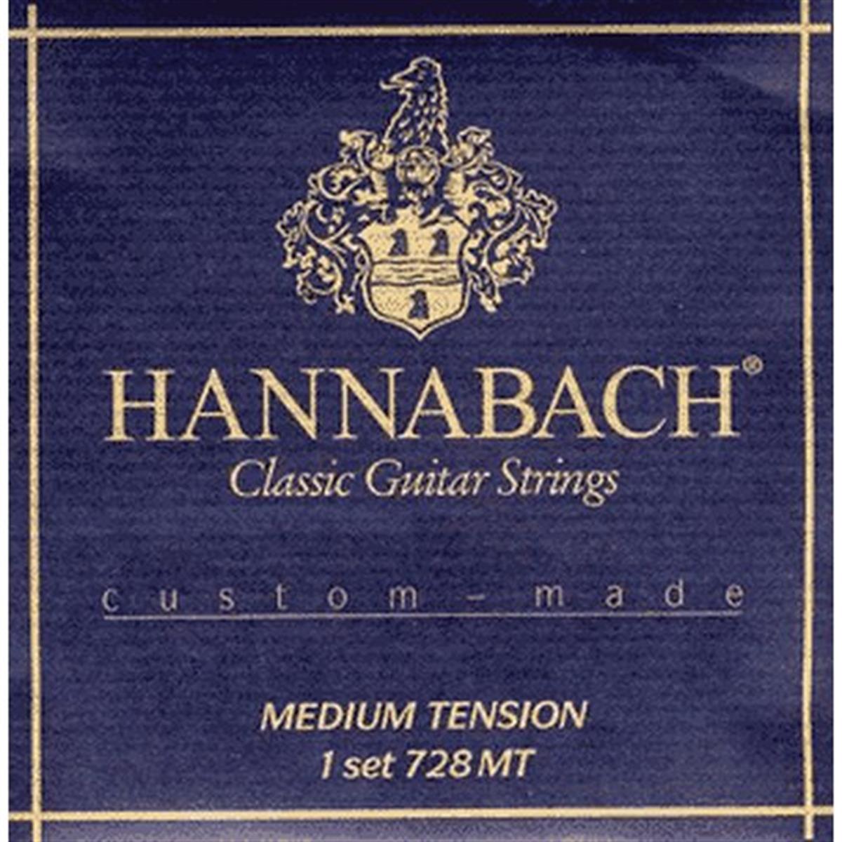 Hannabach 7288MT Custom Made Medium Tension Klasik Gitar Teli (3'lü Treble Set