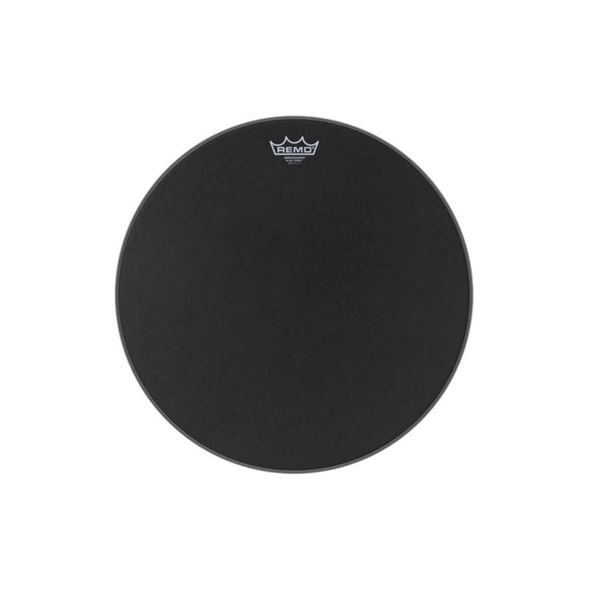 REMO AMBASSADOR® BLACK SUEDE 18 inç Davul Derisi