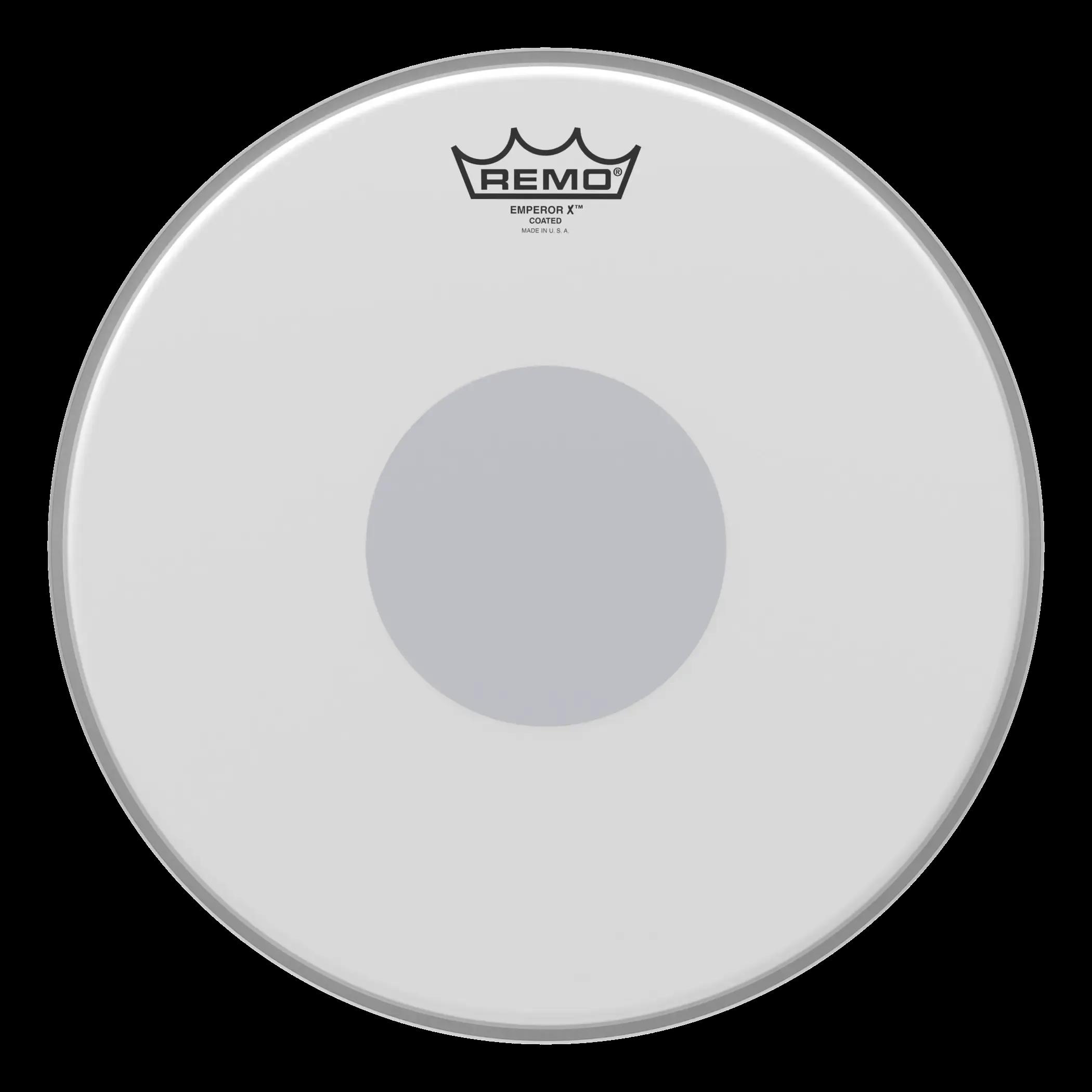 Remo Emperor X™ Coated Black Dot™ 14 İnç Trampet Derisi