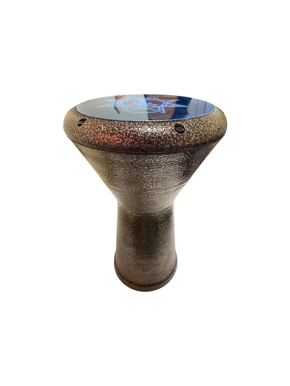 Alexandria Mısır Döküm Profesyonel Darbuka Kahverengi 22 cm