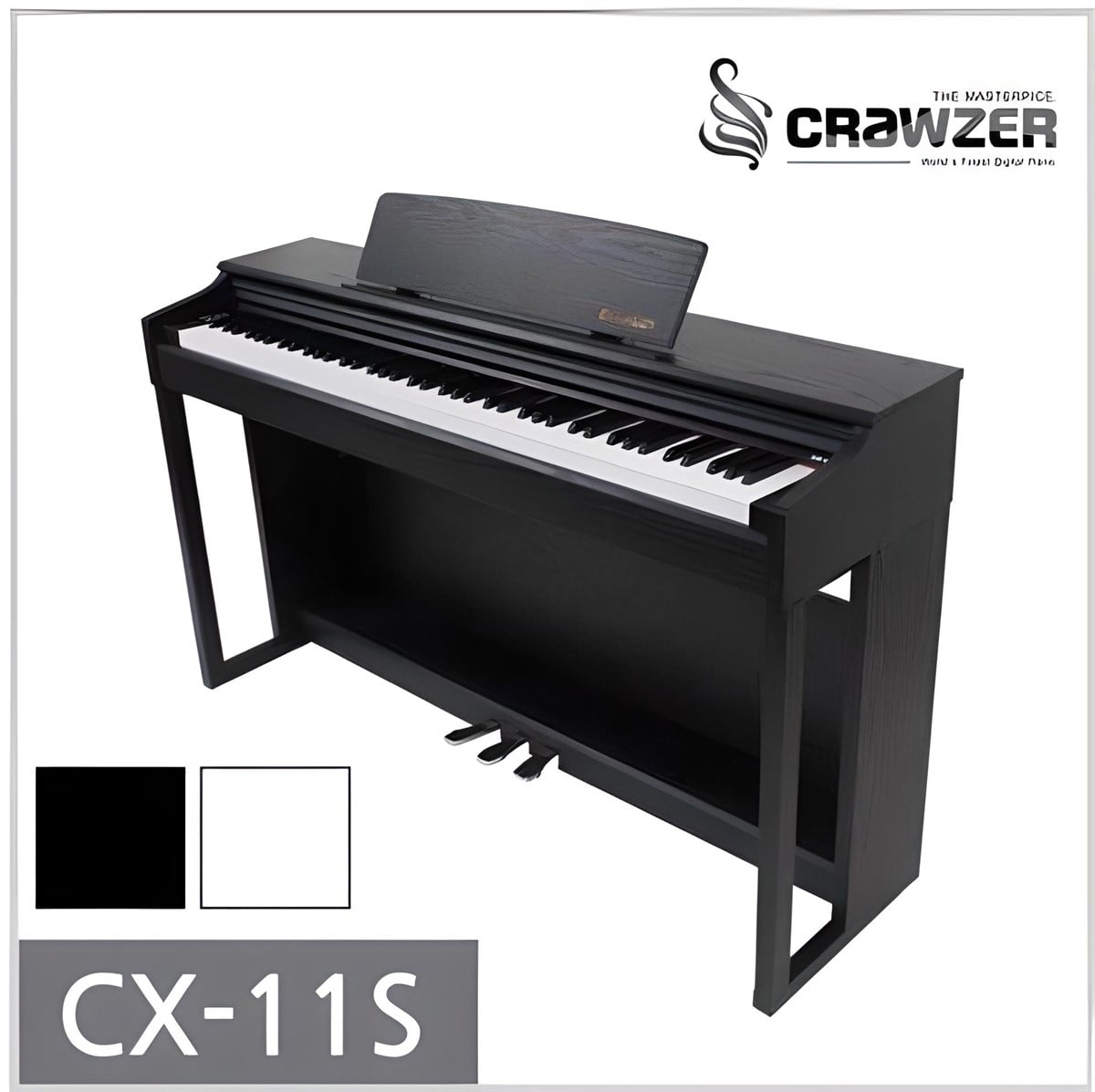 CRAWZER CX-11S DİJİTAL PİYANO (SİYAH&BEYAZ)
