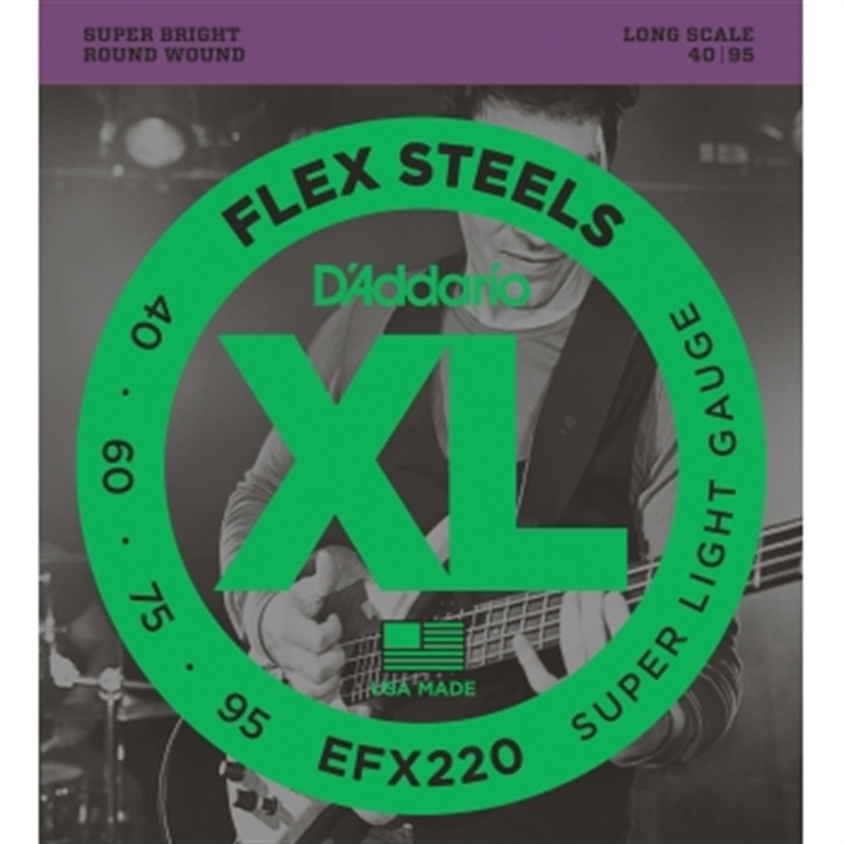 DADDARIO EFX220 BAS GİTAR TEL SETİ 40-95