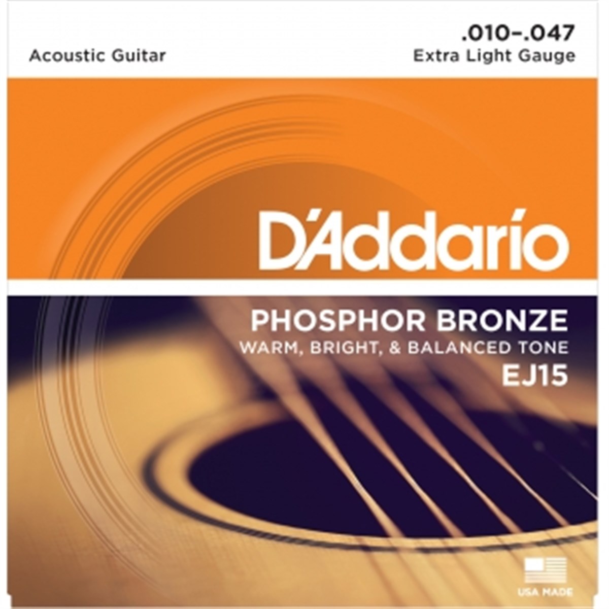 DADDARIO EJ15 Akustik Gitar Teli 010-047