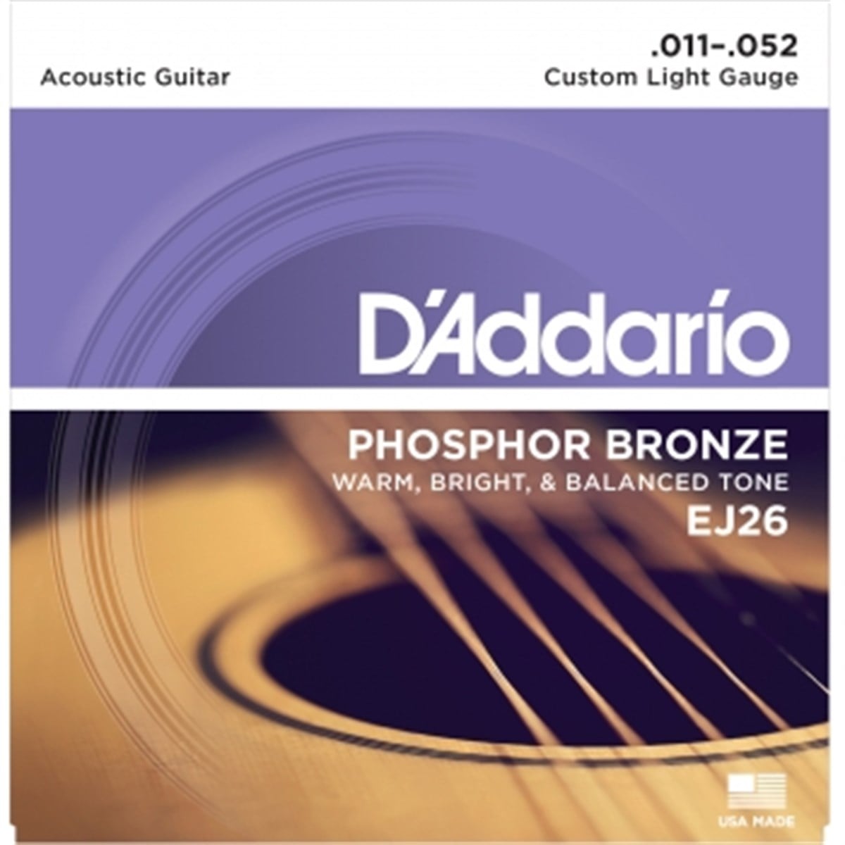 DADDARIO EJ26 Akustik Gitar Teli 011-052