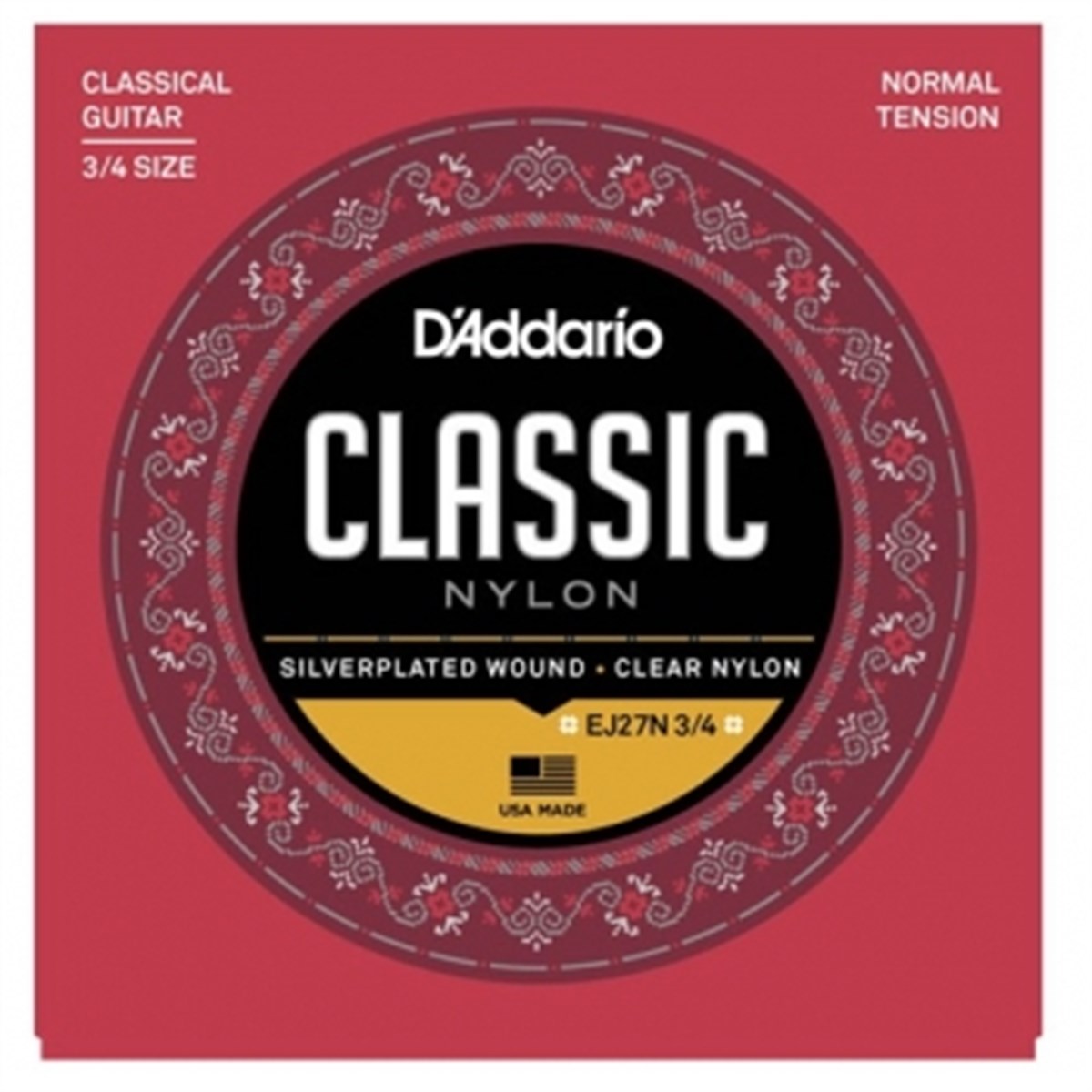 DADDARIO EJ27N 3/4 KLASİK GİTAR TEL SETİ NORMAL TENSION
