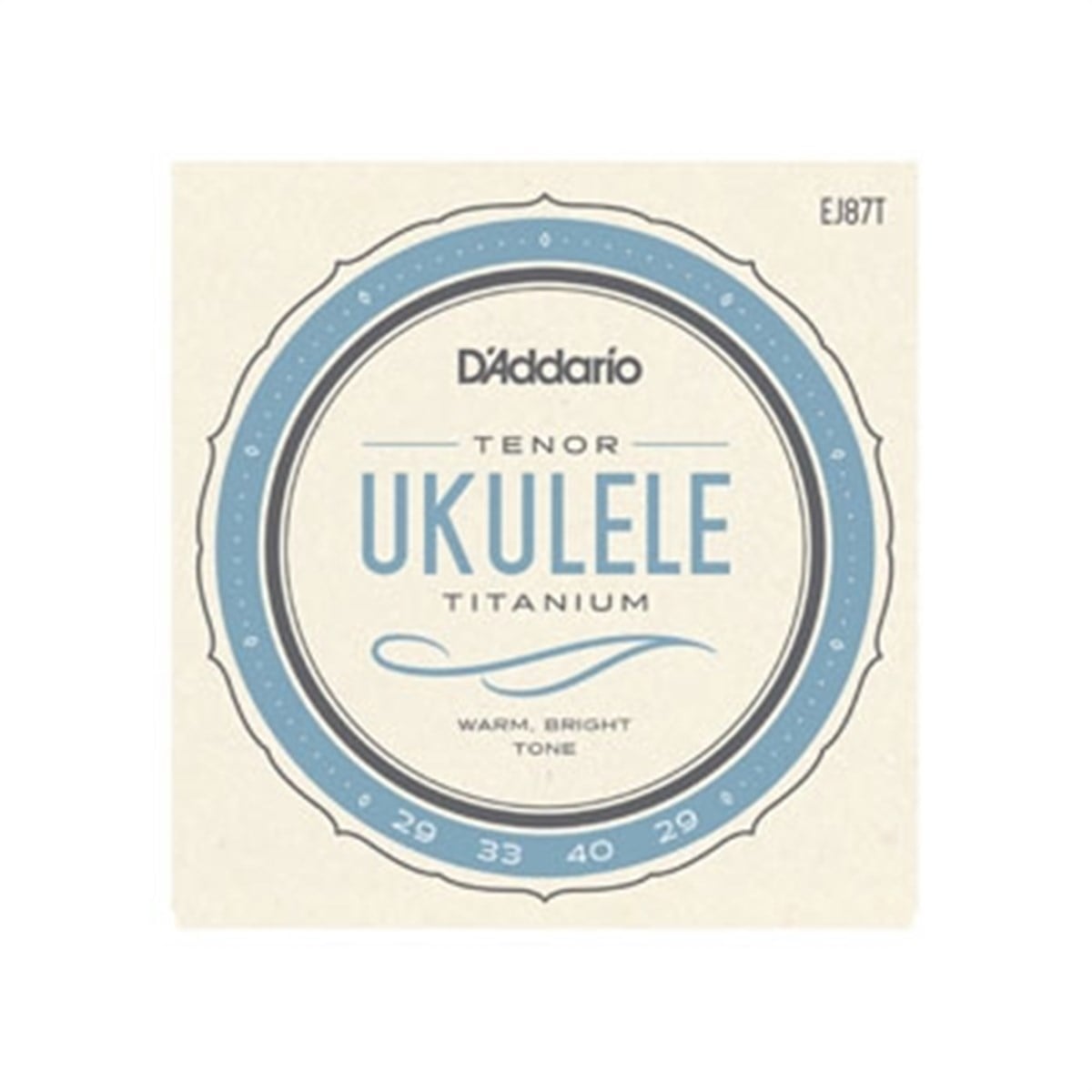 DADDARIO EJ87T TENOR UKULELE TEL SETİ, TITANIUM, WARM BRIGHT