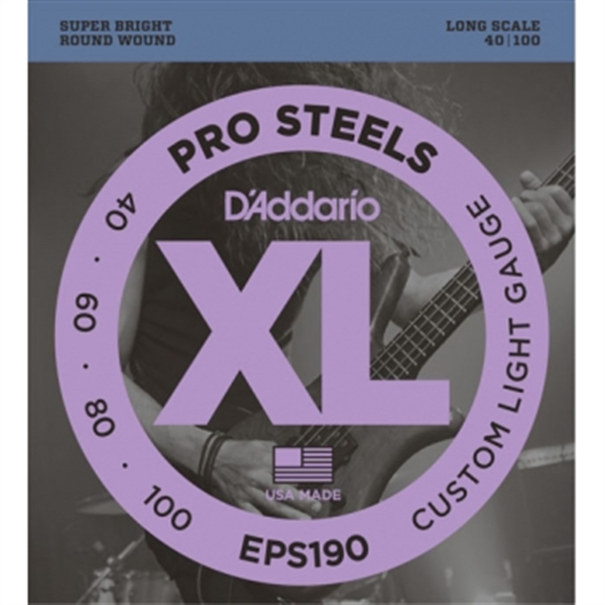 DADDARIO EPS190 BAS GİTAR TEL SETİ 40-100