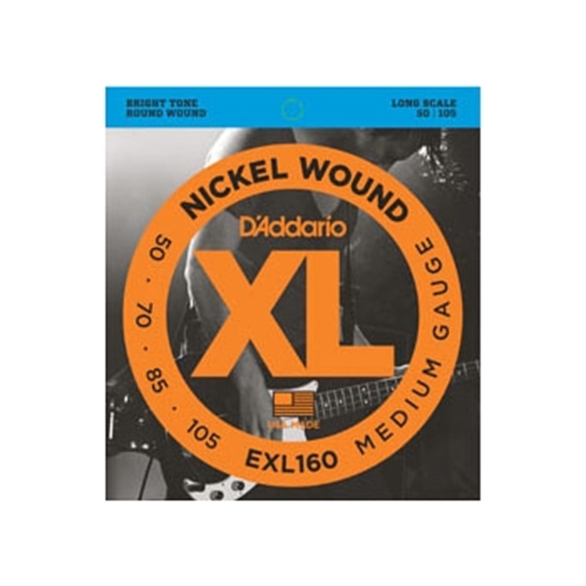 DADDARIO EXL160 BAS GİTAR TEL SETİ 50-105