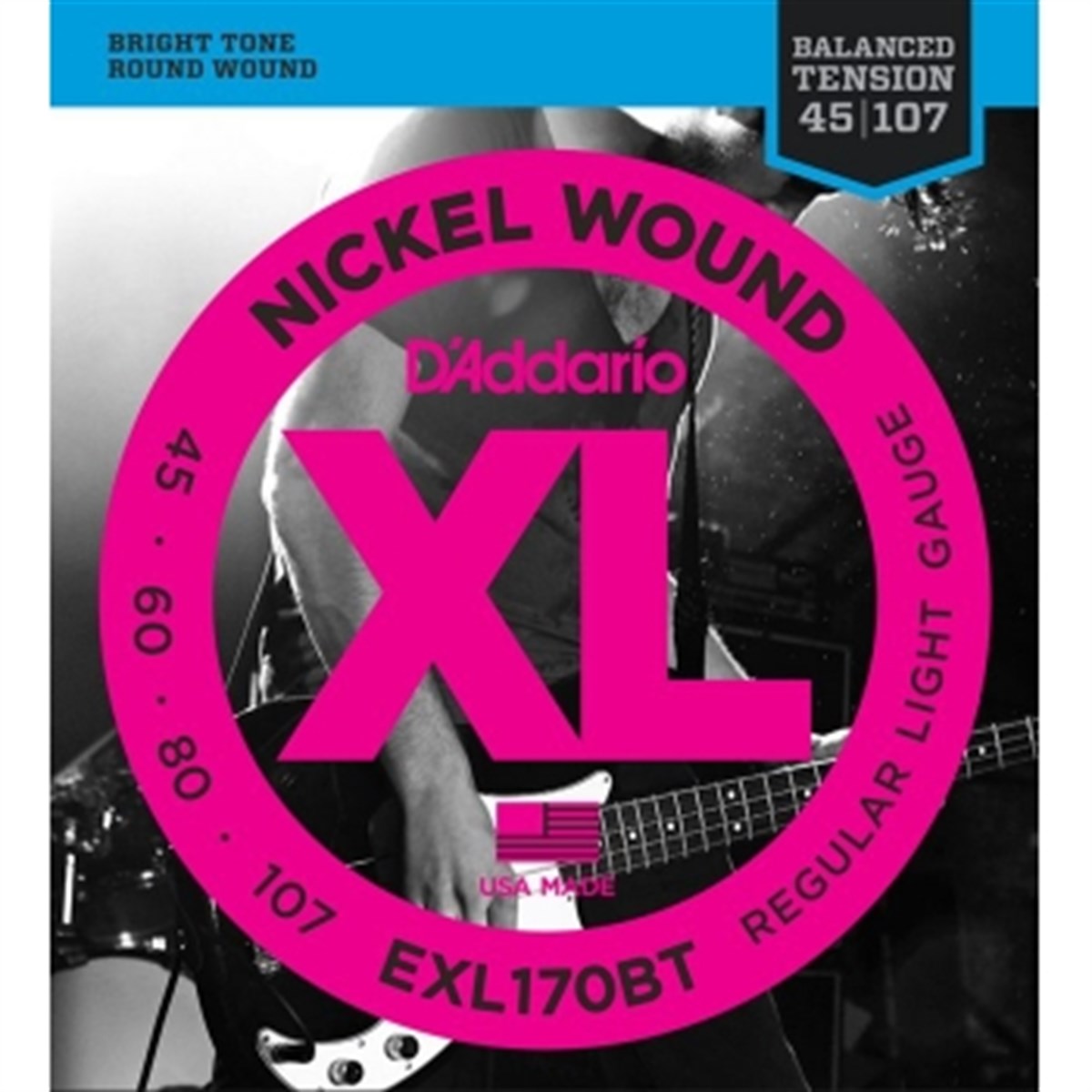 DADDARIO EXL170BT BAS GİTAR TEL SETİ 45-107