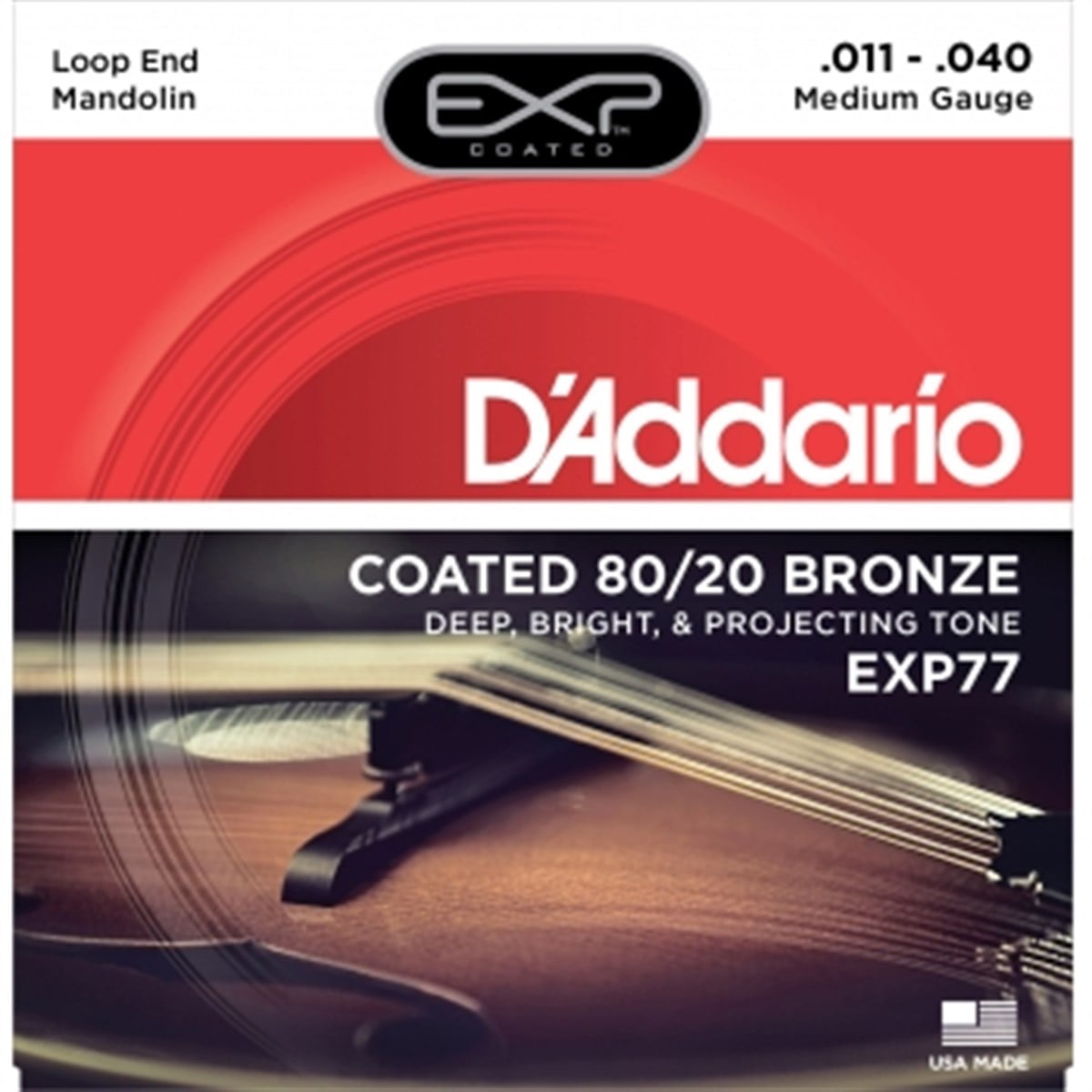 DADDARIO EXP77 MANDOLIN TEL SET 11-40