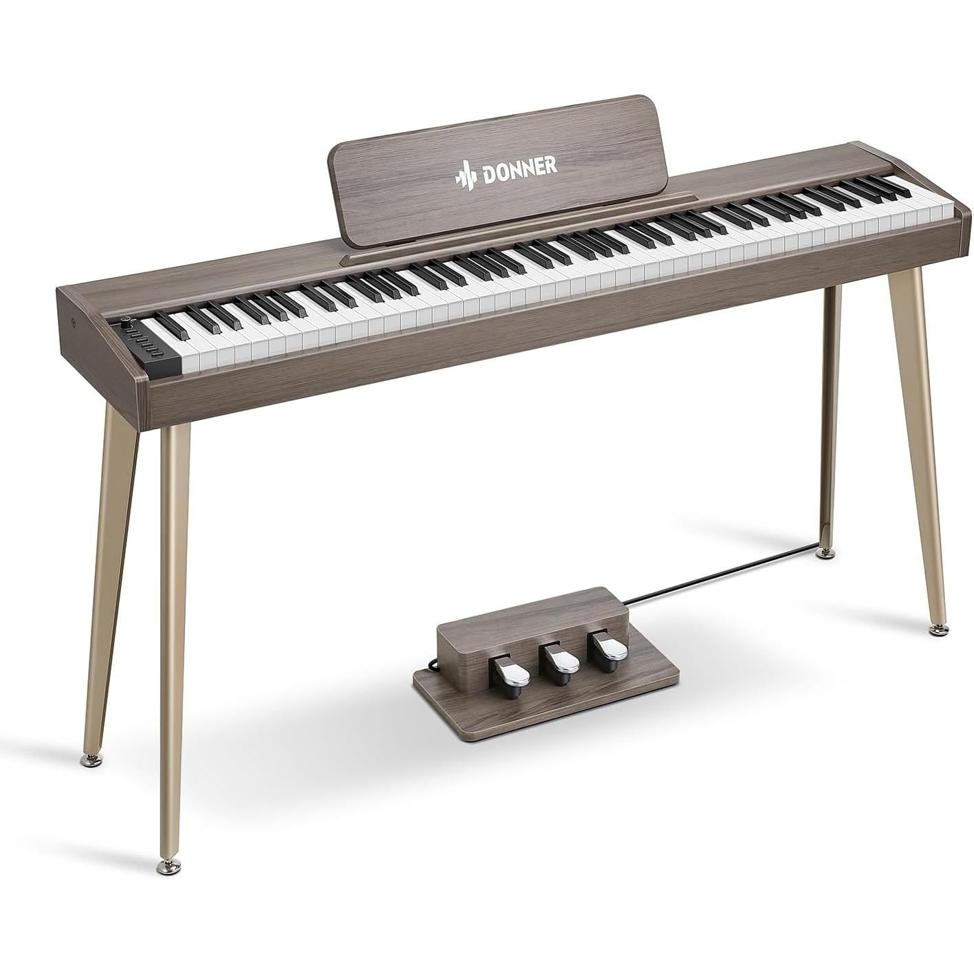 Donner DDP-60  Dijital Piyano (Gray Wood Grain)