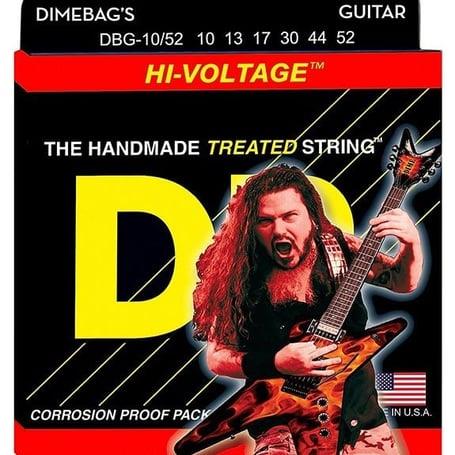 DR Dimebag Hi Voltage Uzun Ömürlü Elektro Gitar 0,10-0,52 Takım Tel (El yapımı)