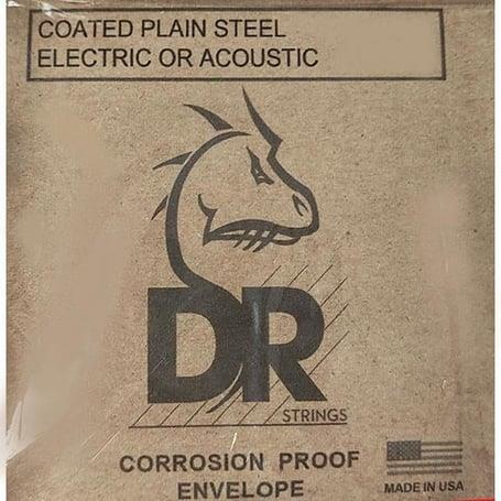 Dr Dragon Skin+ Kaplamalı Elektro veya Akustik Gitar Tek Tel 0,13