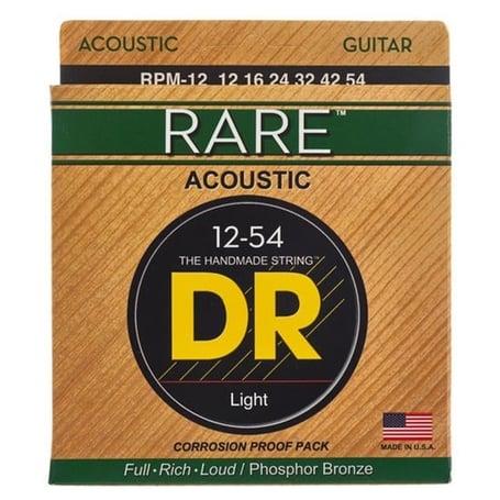 DR Rare Phosphor Bronze Akustik Gitar 0,12 Takım Tel (El yapımı)