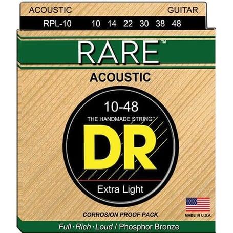 DR Rare Phosphor Bronze Akustik Gitar 0,10 Takım Tel (El yapımı)