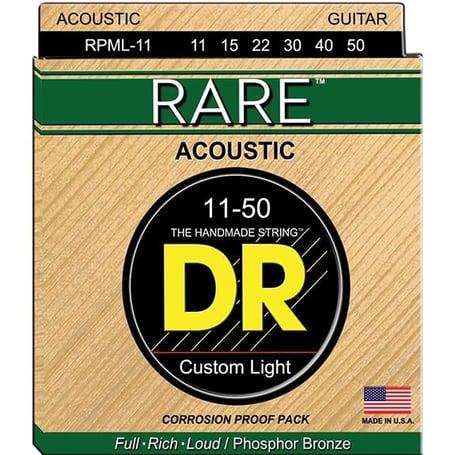 DR Rare Phosphor Bronze Akustik Gitar 0,11 Takım Tel (El yapımı)