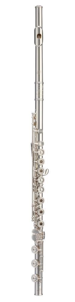 Flüt Miyazawa CS-958-B-REH ses delikleri ve baca 14K, açık perde, Si kuyruk, offset E, Straub. pads