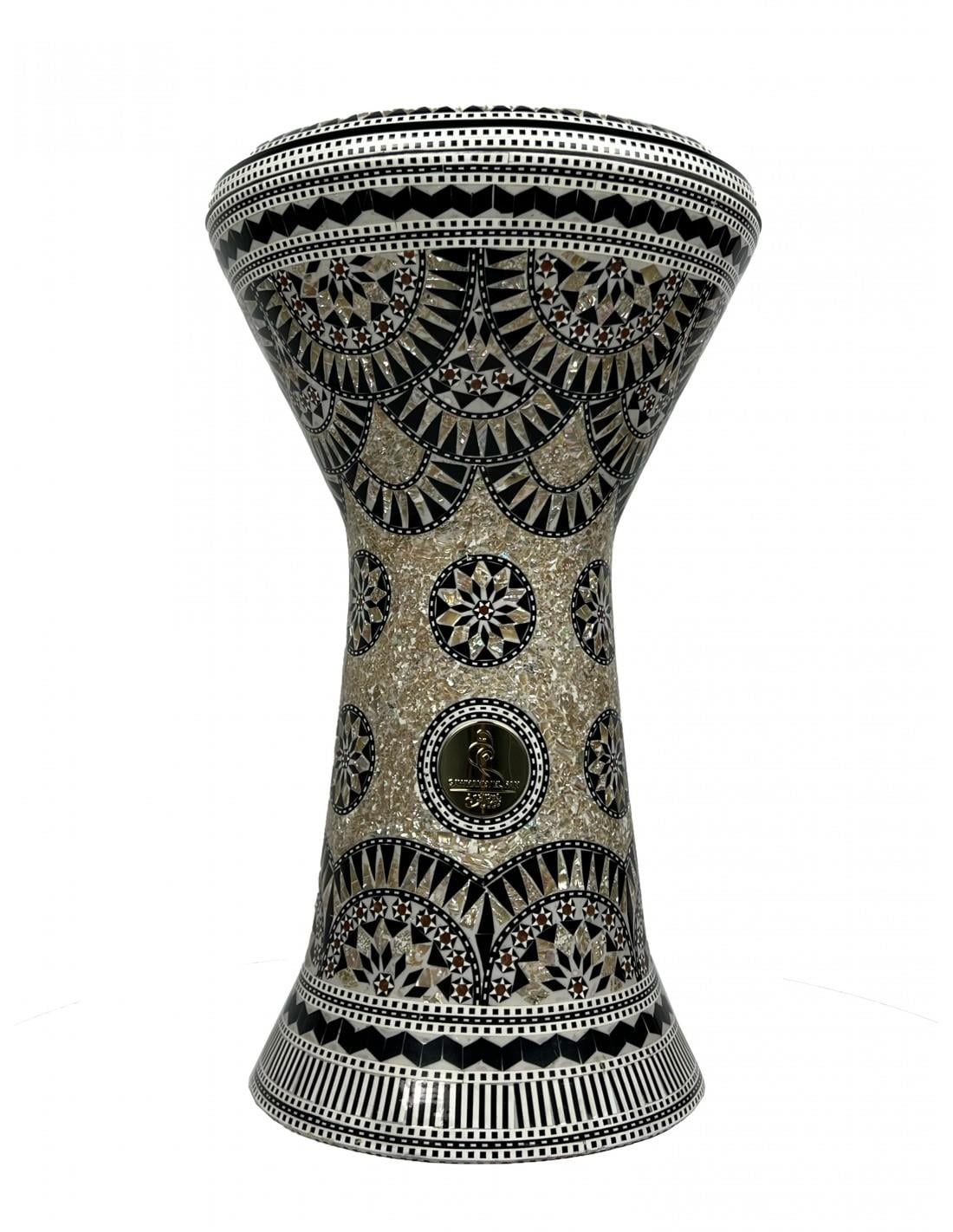 Gawharet El-Fan Sedef Profesyonel İşlemeli Döküm Darbuka (23)