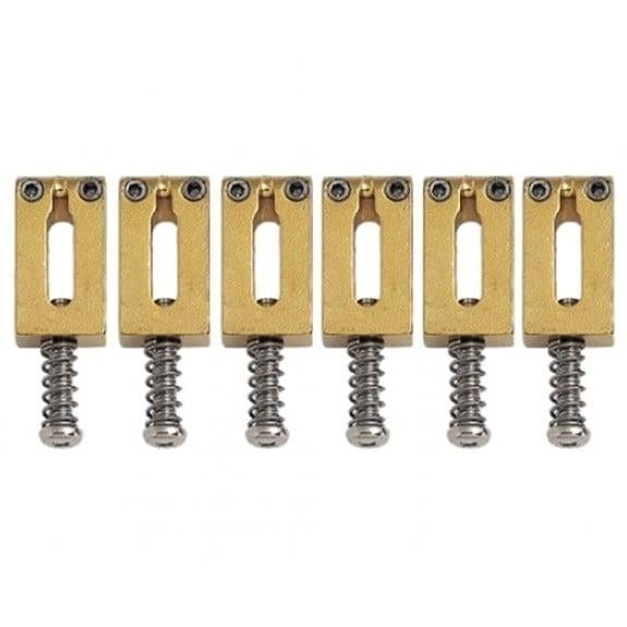 Gotoh S21GG Elektro Gitar Saddle Seti Altın Çelik (10,5mm)