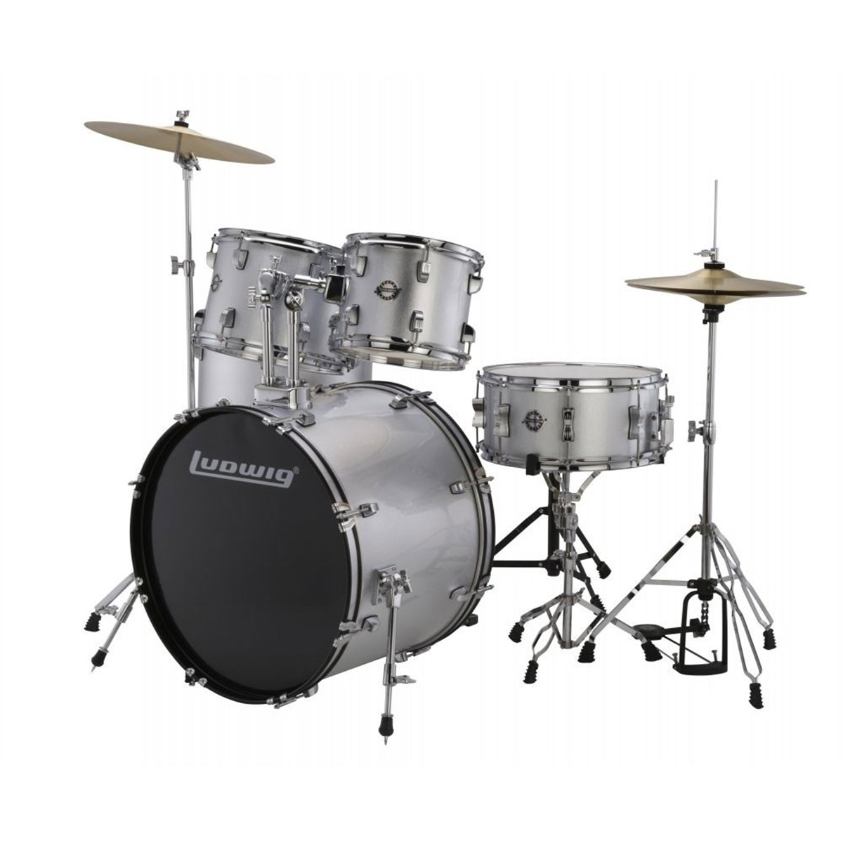 Ludwig Accent Fuse (Gümüş) Akustik Davul Seti