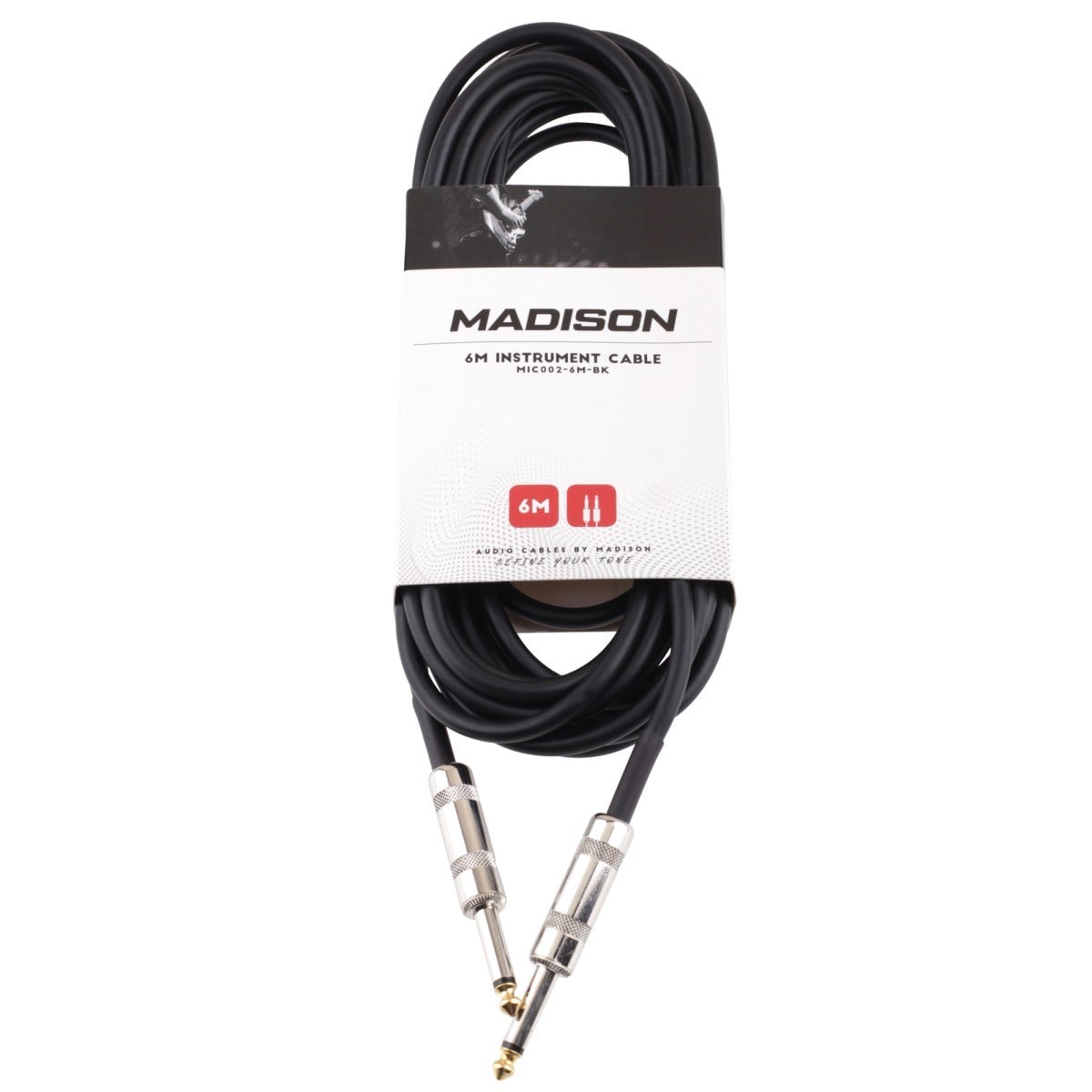 Madison Gitar Kablosu 6 Metre- SİYAH